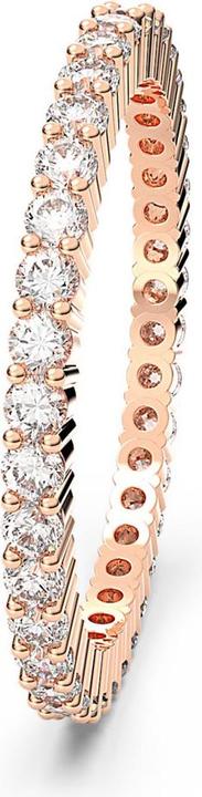 Produktbild Swarovski Vittore Ring Rundschliff Weiss Roségold (55)