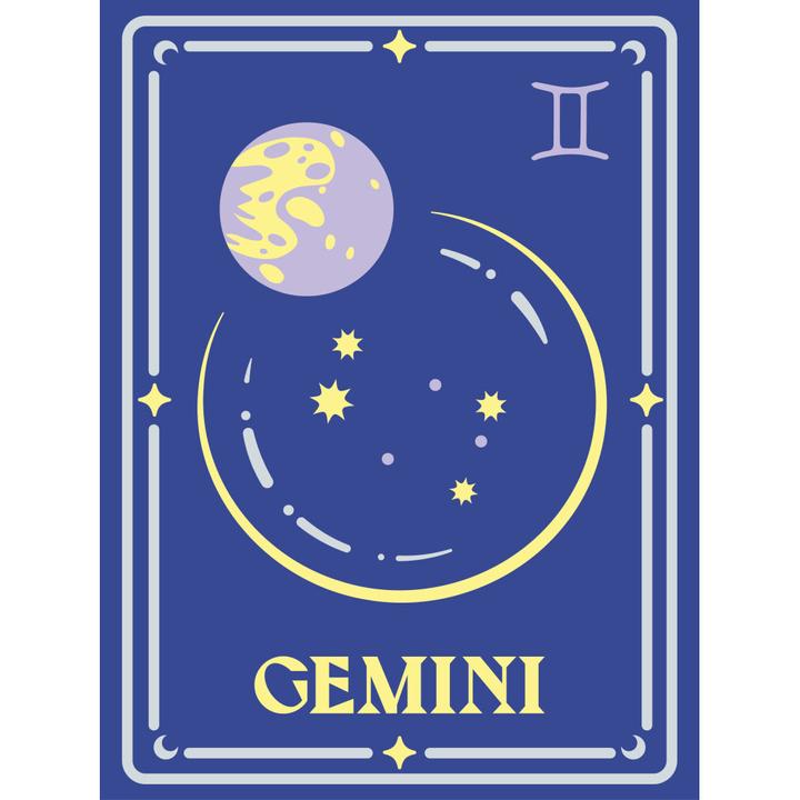 Actual product image Ravensburger CreArt - Painting by numbers 23742 - Zodiac Sign: Gemini, zodiac sign Gemini - from 14