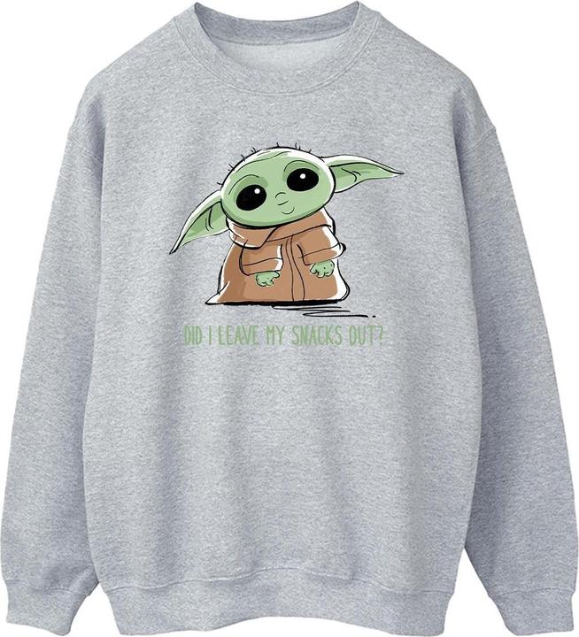 Produktbild Star Wars The Mandalorian Grogu Snacks Meme Sweatshirt (S)