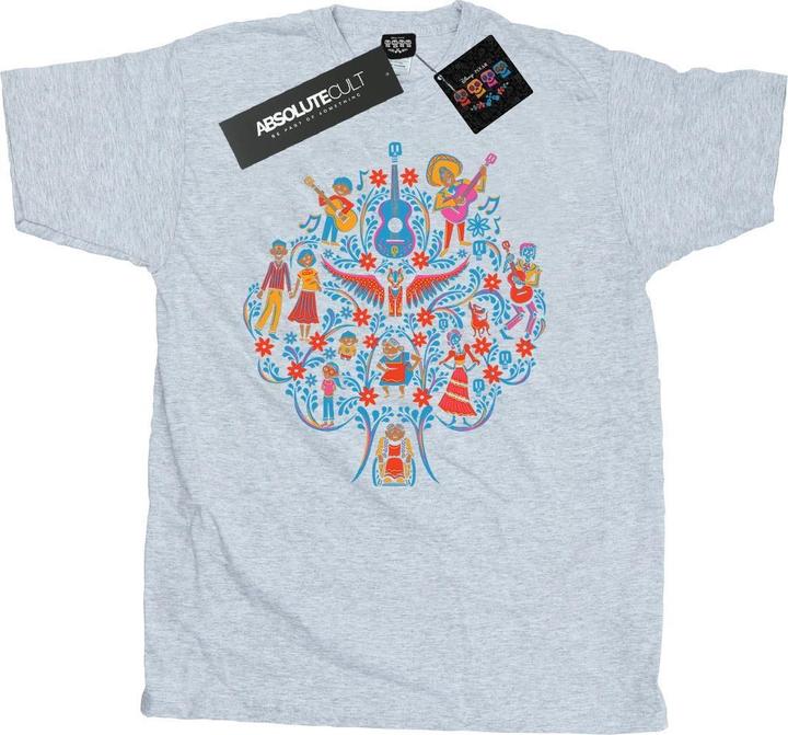 Actual product image Disney Mens Coco Tree Pattern T-Shirt (3XL)