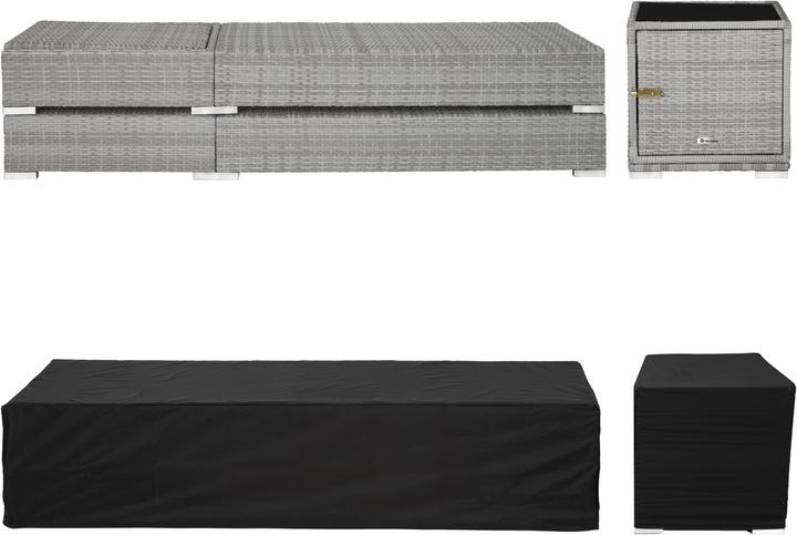 Produktbild tectake Sonnenliegen (184 cm)