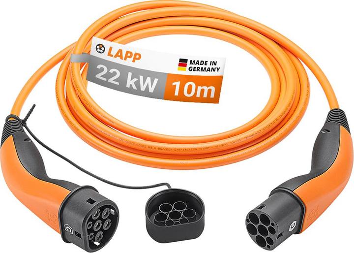 Immagine prodotto Lapp Mobility EV-TYP2 (Tipo 2, 22 kW, 32 A, 10 m)