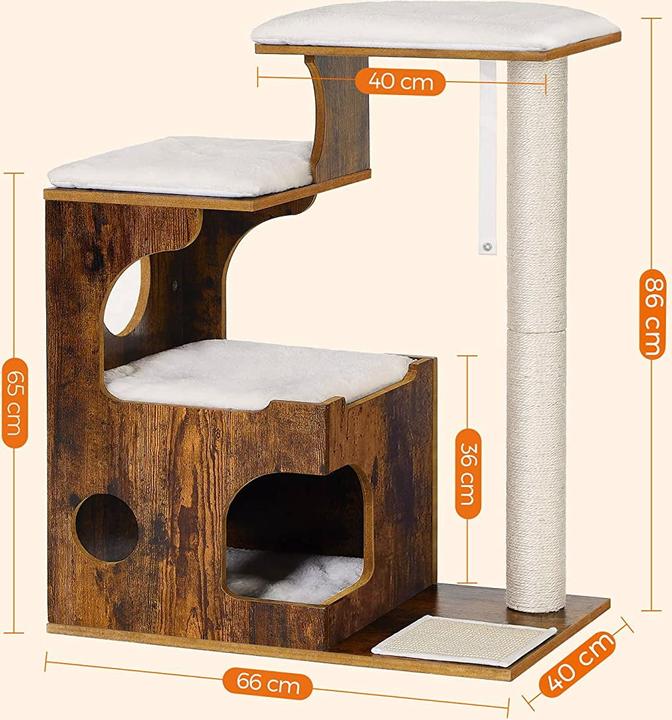 Produktbild Feandrea Sila (86 cm, Schwarz, Rustikales Braun)