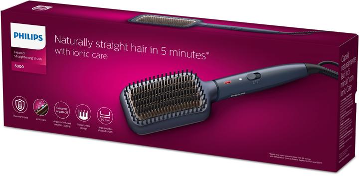 Immagine prodotto Philips Piastra per capelli BHH885/00 Sistema di riscaldamento in ceramica, Numero di impostazioni di (Spazzola levigante)