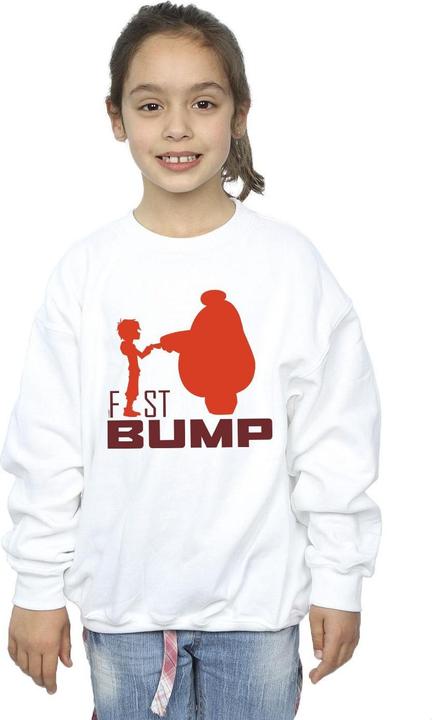 Produktbild Disney Big Hero 6 Baymax Fist Bump Cutout Sweatshirt Mädchen (140, 146)