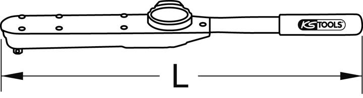 Actual product image KS Tools Test torque wrench, 1/2", 50-250 Nm (1/2", 50 Nm, 250 Nm)