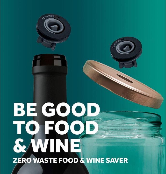 Immagine prodotto Airtender Pompa ad aria sottovuoto per alimenti e vino (Pompa per il vino)