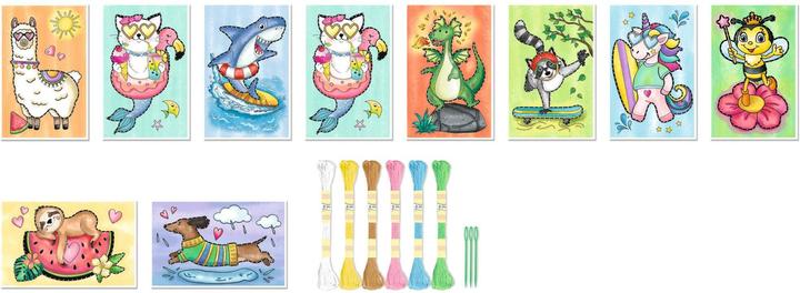 Actual product image Ursus Craft kit embroidery cards all year round