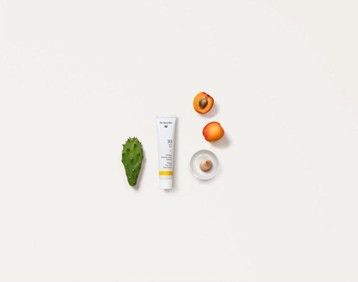 Actual product image Dr. Hauschka tinted facial sunscreen SPF30 cream (Sun cream face, SPF 30, 40 ml, 64 g)