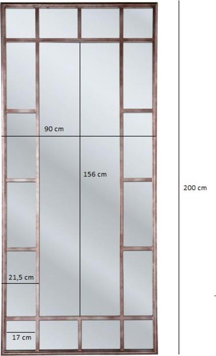 Actual product image Kare Design Window Iron (90 x 200 cm)
