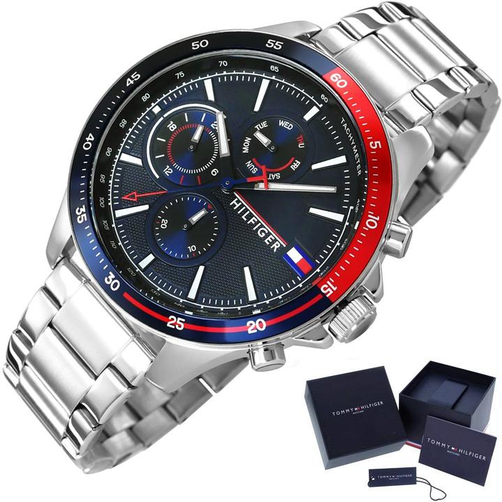 Produktbild Tommy Hilfiger Bank (Analoguhr, 46 mm)