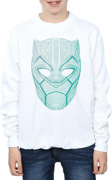 Immagine prodotto Black Panther Tribal Mask Felpa Ragazzi (140, 146)