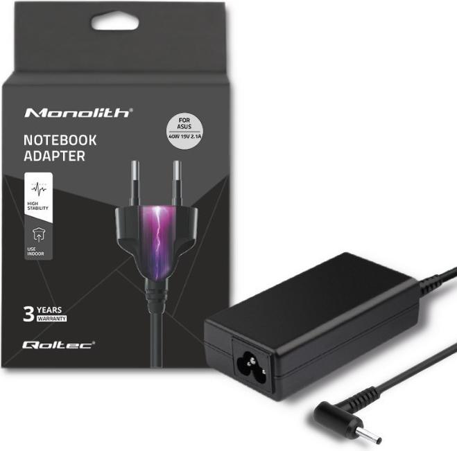 Immagine prodotto Qoltec 51503.40W - Notebook - Interno - 100-240 V - 50/60 Hz - 40 W - 19 V (40 W)