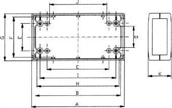 Produktbild Velleman GEHÄUSE - KUNSTSTOFF-SPRITZGUSS - DUNKELGRAU - 90 x 50 x 16 mm (Gehäuse)