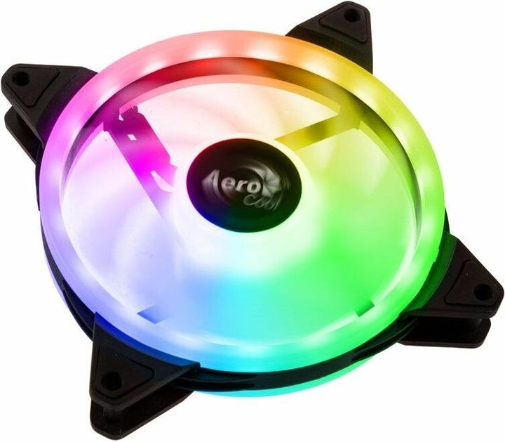 Produktbild AeroCool Duo 14 Computergehäuse Ventilator 14 cm Schwarz (140 mm, 1 x)