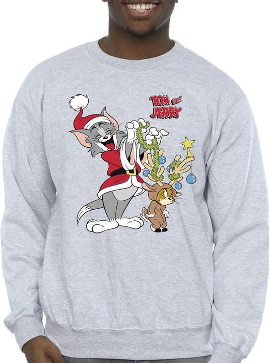 Immagine prodotto Tom & Jerry Christmas Reindeer Felpa Uomo (M)