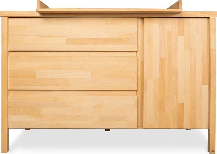 Actual product image Pinolino Enno" children's room set extra-wide large, 3-pcs. (Baby cot, Changing unit, Children's wardrobes)