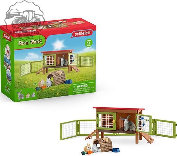Actual product image Schleich Kaninchenstall