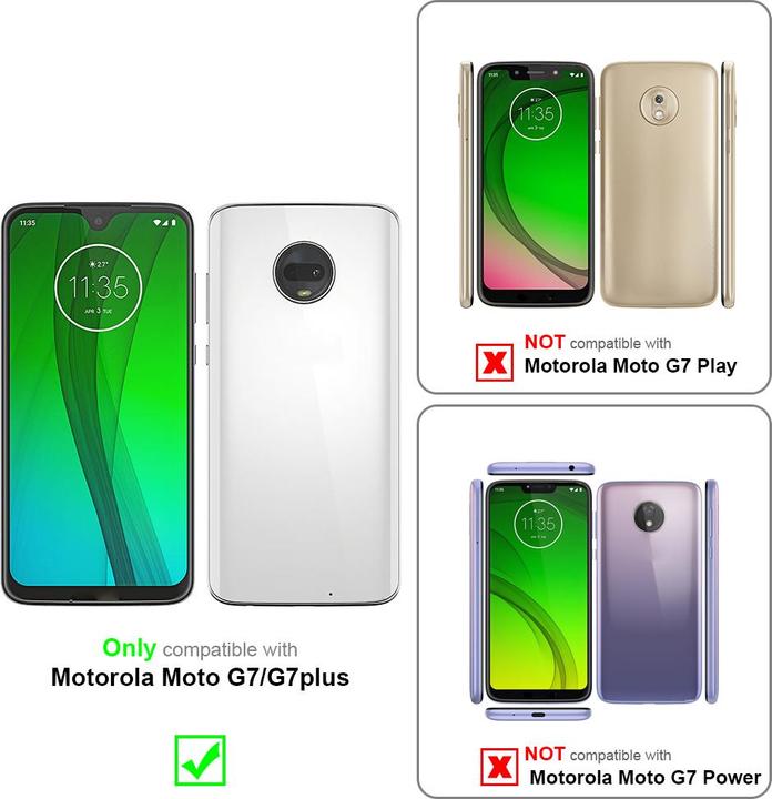 Image du produit Cadorabo Book avec fonction stand Cover (Motorola Moto G7)