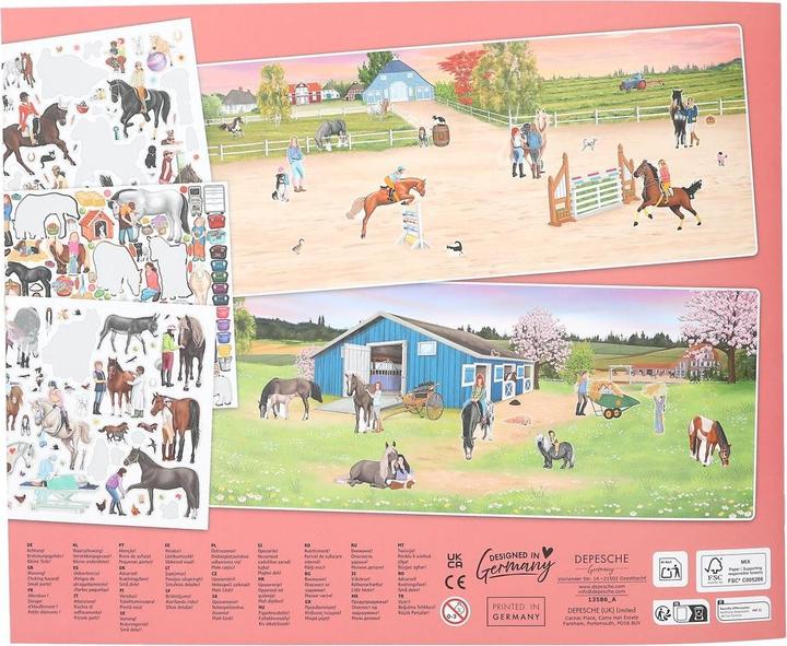 Immagine prodotto Magni DEPESCHE Stickerbuch Create Your Happy Horses