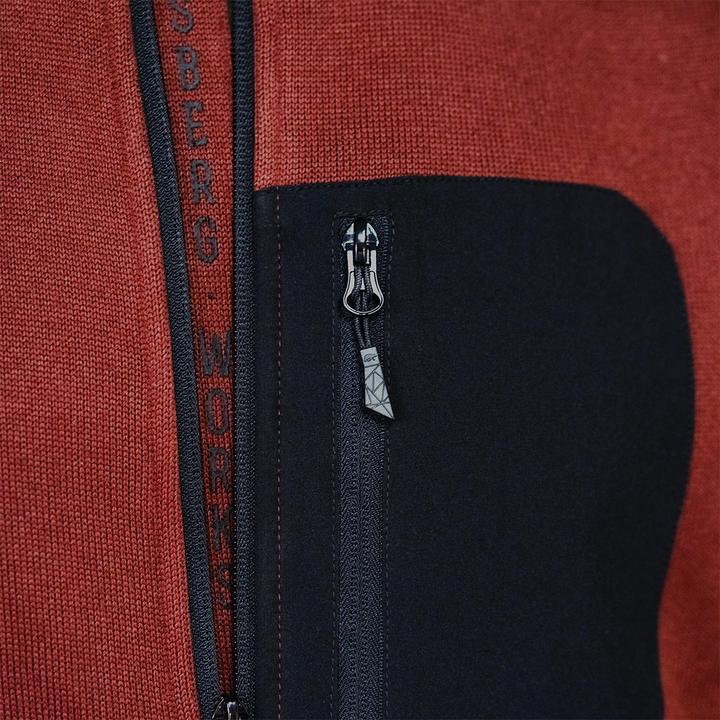 Produktbild Forsberg warme Strickjacke mit Brusttasche (S)
