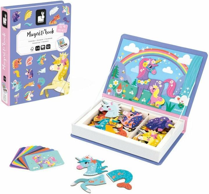 Immagine prodotto Janod Libro magnetico unicorno (Tedesco, Francese, Italiano, Inglese)
