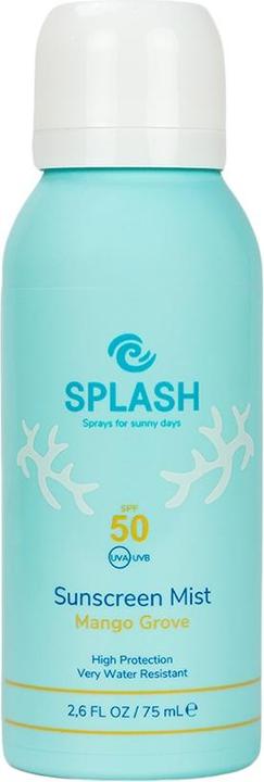 Actual product image Splash Mango Grove Sunscreen Mist SPF 50 75 ml (Suntan cream, SPF 50, 75 ml)