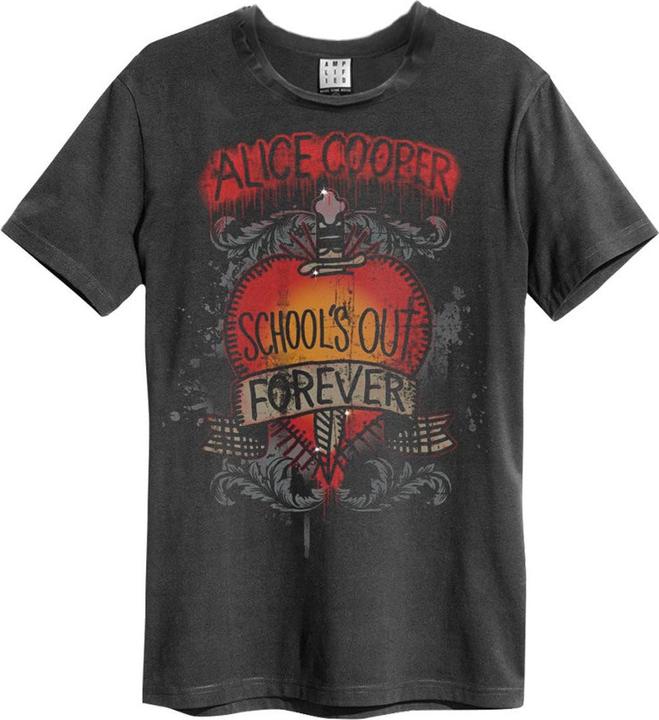 Actual product image Amplified Unisex Adult School's Out Alice Cooper T-Shirt (3XL)