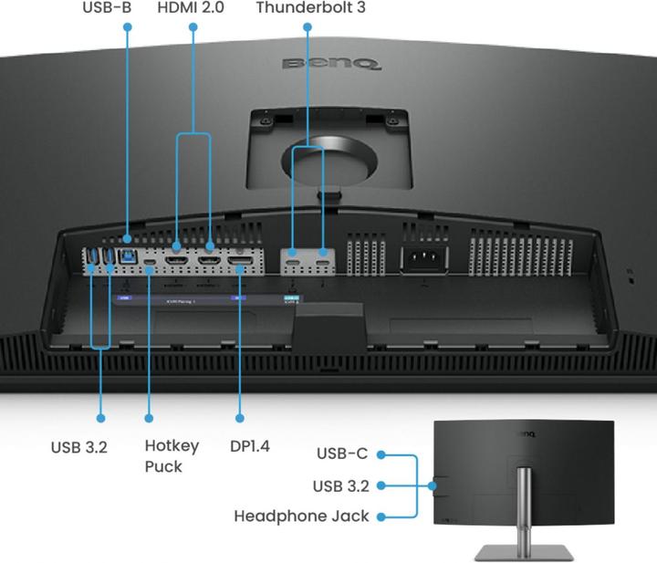 Actual product image BenQ PD3225U (3840 x 2160 Pixels, 32")