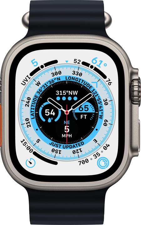 Image du produit Apple Prolongation de l'Ocean Band (49 mm, Fluoroélastomère, Apple Watch Series 8)