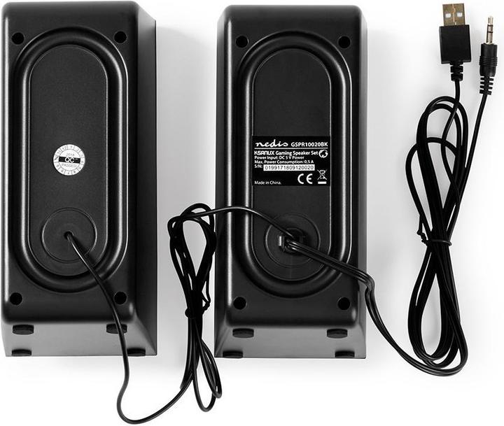 Actual product image Nedis Gaming Speaker GSPR10020BK