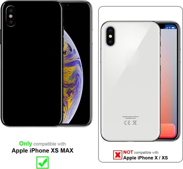 Actual product image Cadorabo Book with stand function cover (Apple iPhone XS Max)