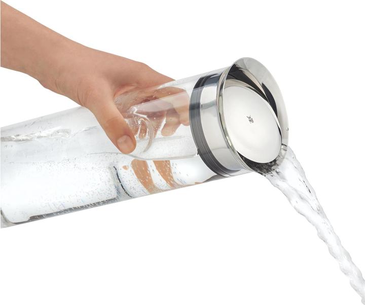 Produktbild WMF Wasserkaraffe 1,25l Griffmulde Glas Karaffe Motion CloseUp-Verschluss (1.25 l)