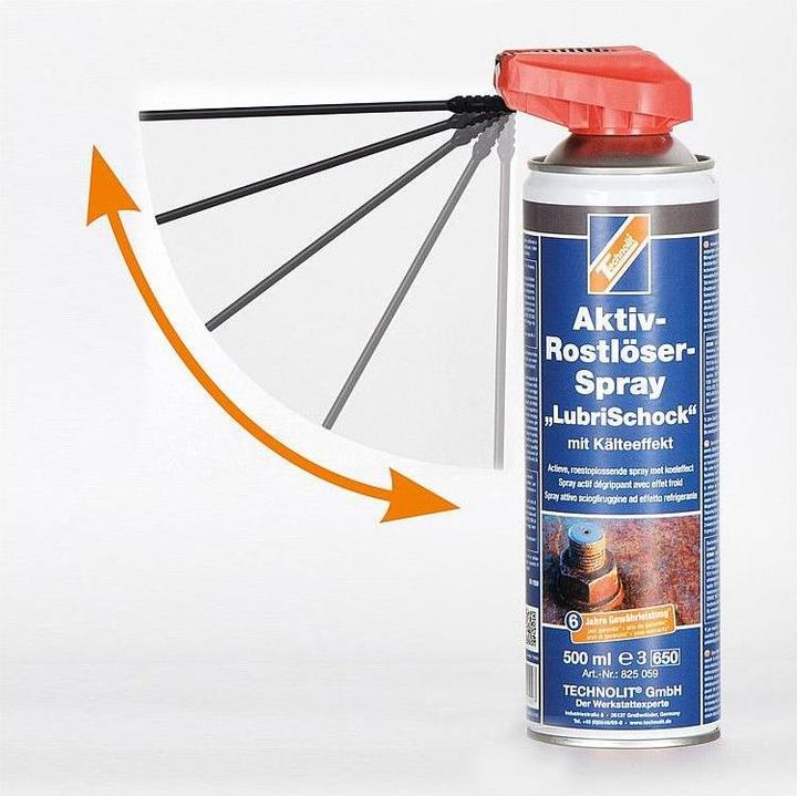 Produktbild Technolit Aktiv-Rostlöser-Spray Lubrischock (500 ml)