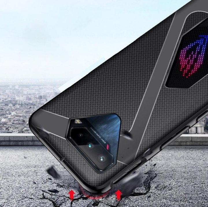 Productafbeelding Screenguard Asus ROG Phone 5 Stealth Hull TPU Hoesje (Asus ROG Phone 5)