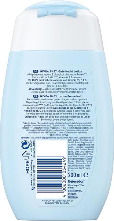 Produktbild NIVEA Gute Nacht Lotion