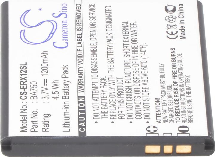 Image du produit Sony Batterie Xperia arc Batterie BA750 Xperia X12