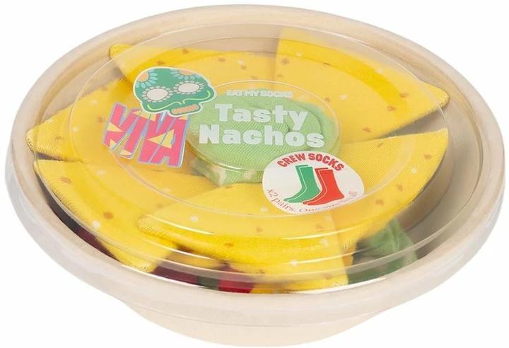 Immagine prodotto Eat My Socks Calzini Tasty Nachos (Confezione da 2, Taglia unica)