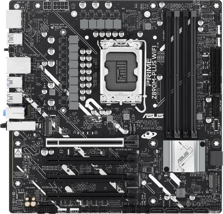 Image du produit ASUS PRIME Z890M-PLUS WIFI (LGA 1851, Intel Z890, mATX)
