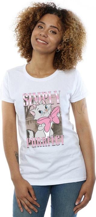 Actual product image Disney Womens/Ladies Aristocats Marie Simply Purrfect Homage Cotton T-Shirt (XXL)