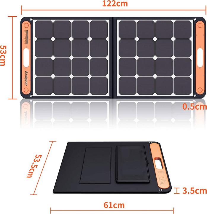Jackery DUPLIKAT Faltbares Solarmodul (100 W, 4.69 kg)
