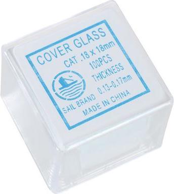 Image du produit Byomic Lamelles couvre-objets 18x18 mm 100 pièces
