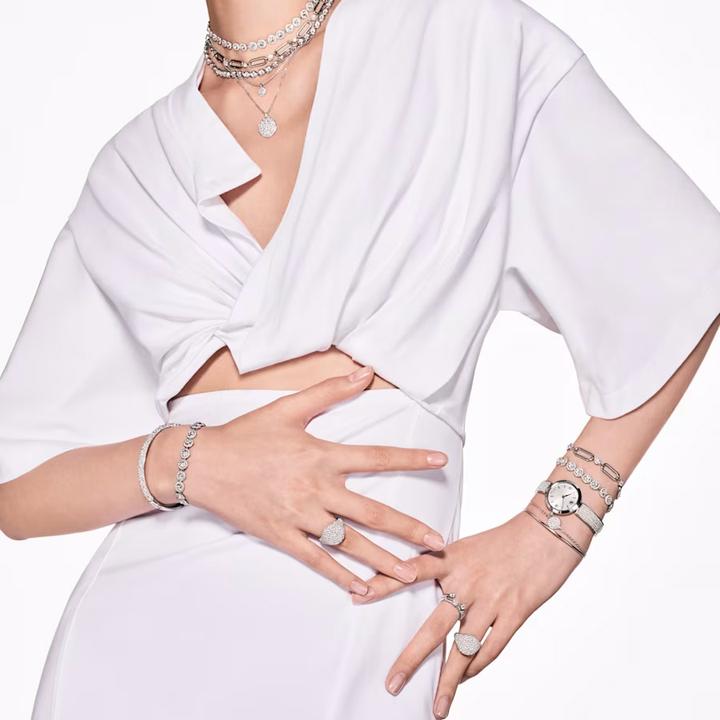 Immagine prodotto Swarovski Bracciale Meteora Bianco (17 cm, Metallo Swarovski)