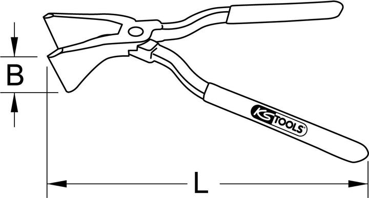 Image du produit KS Tools pince pliante (260 mm)