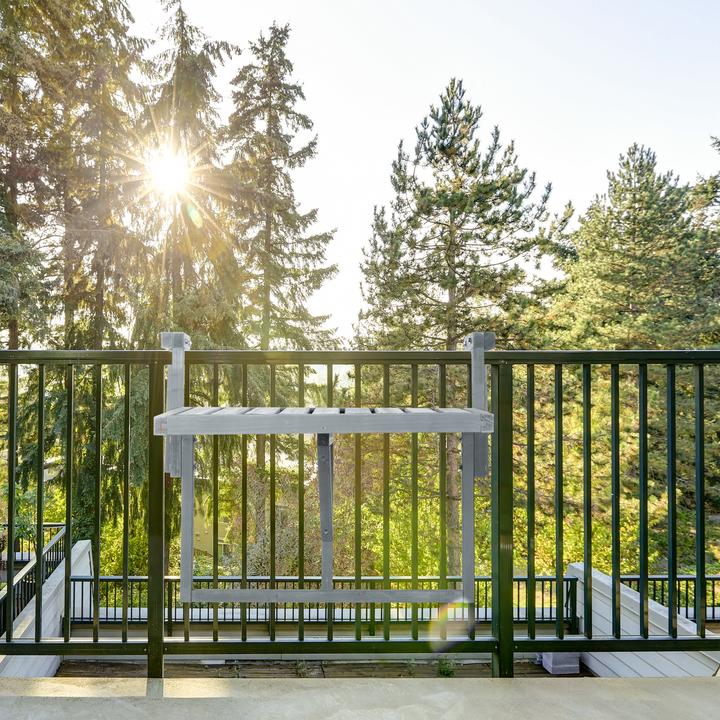Image du produit Relaxdays Table de balcon suspendue (70 cm)