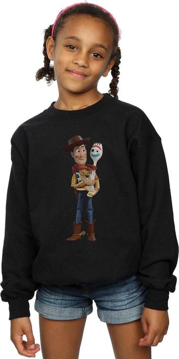 Actual product image Disney Girls Toy Story 4 Woody And Forky Sweatshirt (140, 146)