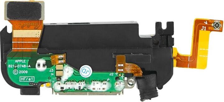 Produktbild OEM Dock Connector Flex für iPhone 3GS schwarz (iPhone 3GS)