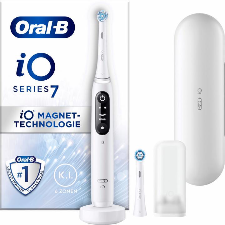 Actual product image Oral-B iO 7 + Sensitive (Oscillating toothbrush)