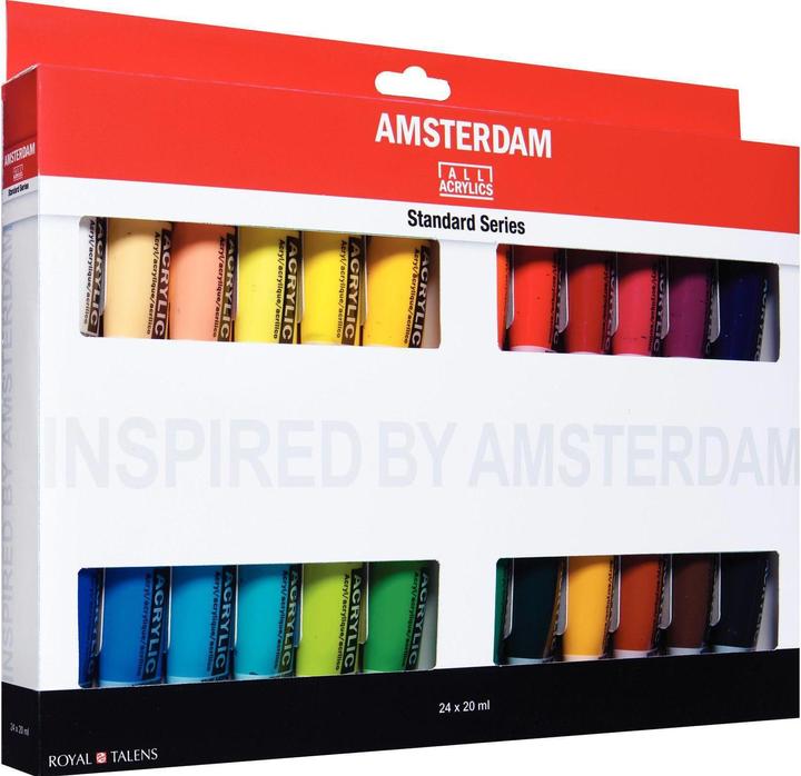 Amsterdam Acrylic paint set (Multicoloured, 480 ml)