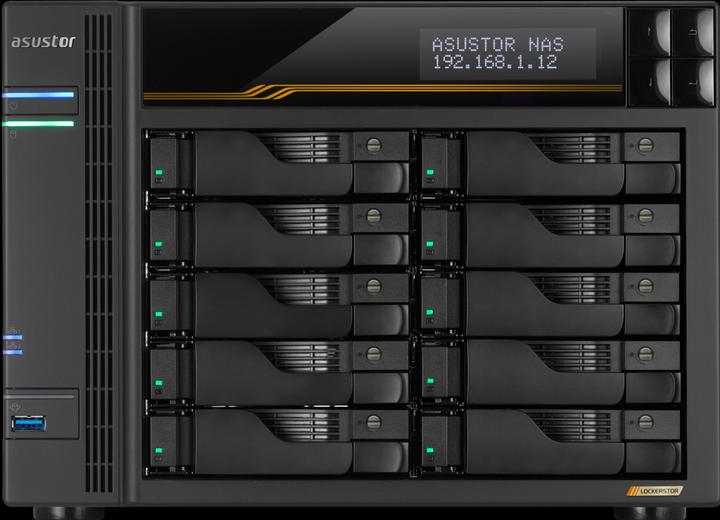 Actual product image Asustor LOCKERSTOR 10 Gen3 AS6810T